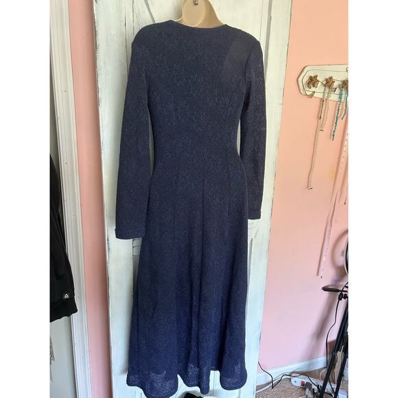 Rabbit Rabbit Rabbit Long Dress Sapphire Blue 8 - Picture 5 of 7